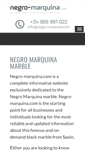 Mobile Screenshot of negro-marquina.com